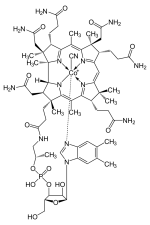 Strukturformel: Cyanocobalamin