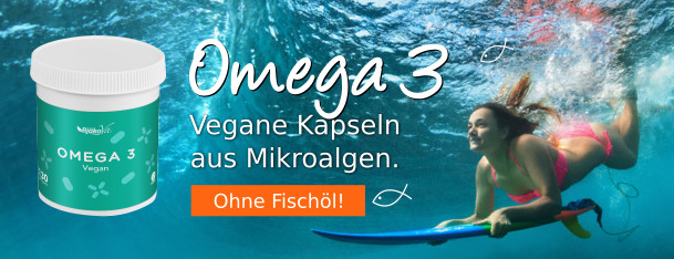 Omega 3 Kapseln, vegan